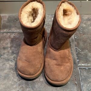 UGG® Kids' Classic Short II Water Resistant Genuine Shearling Boot